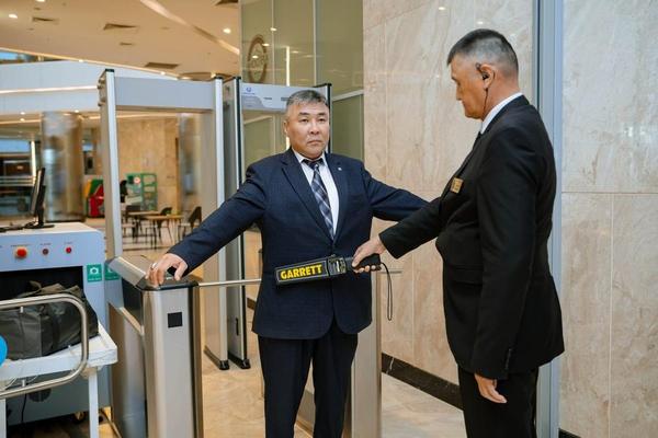 Досмотр ручным металлодетектором